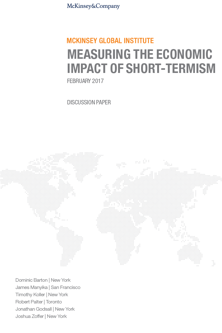 Measuring the Economic Impact of ShortTermism FCLTGlobal