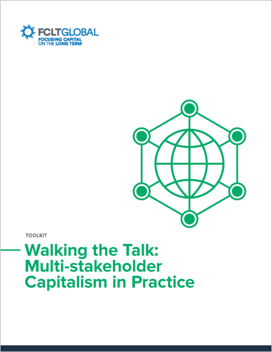 Walking the Talk: Multi-stakeholder Capitalism in Practice